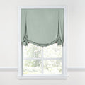 Tulip Roman Shade in Lush Linen - Seafoam