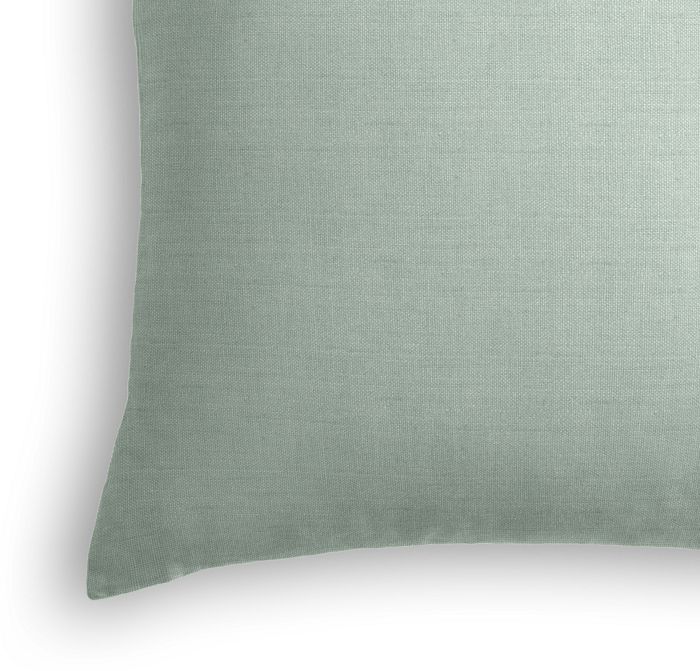 Throw Pillow in Lush Linen - Seafoam