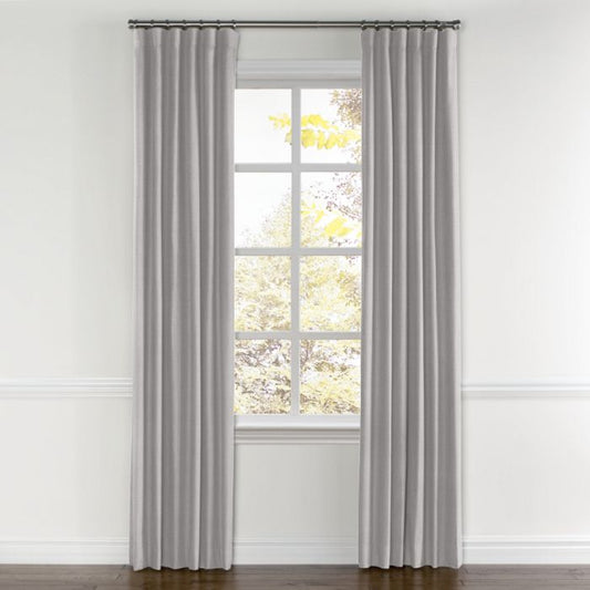 Convertible Drapery in Lush Linen - Smokey Quartz