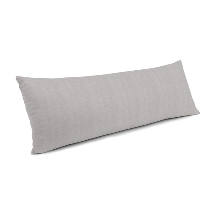 Large Lumbar Pillow in Lush Linen - Smokey Quartz