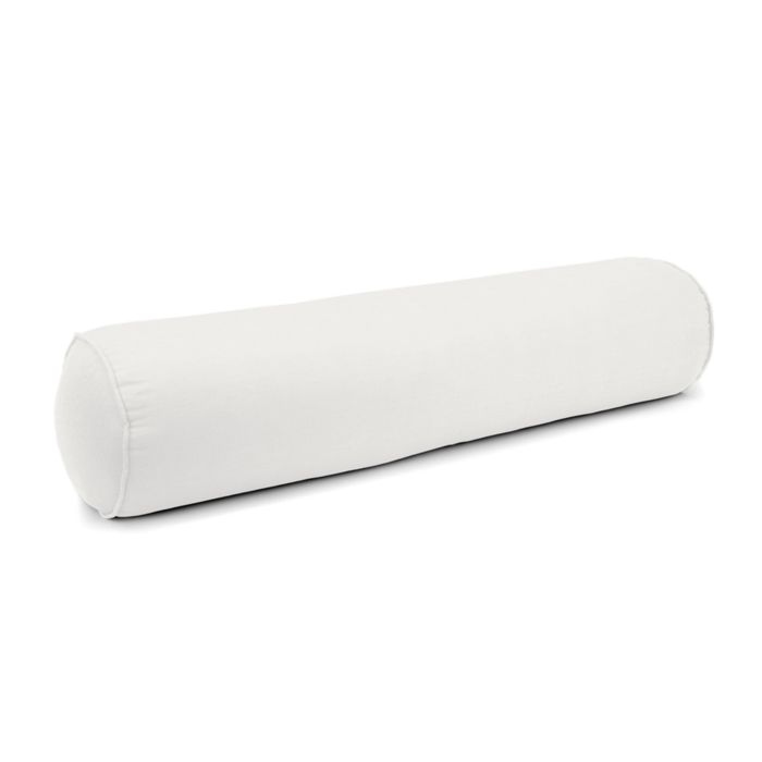 Bolster Pillow in Lush Linen - White