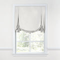 Tulip Roman Shade in Lush Linen - White