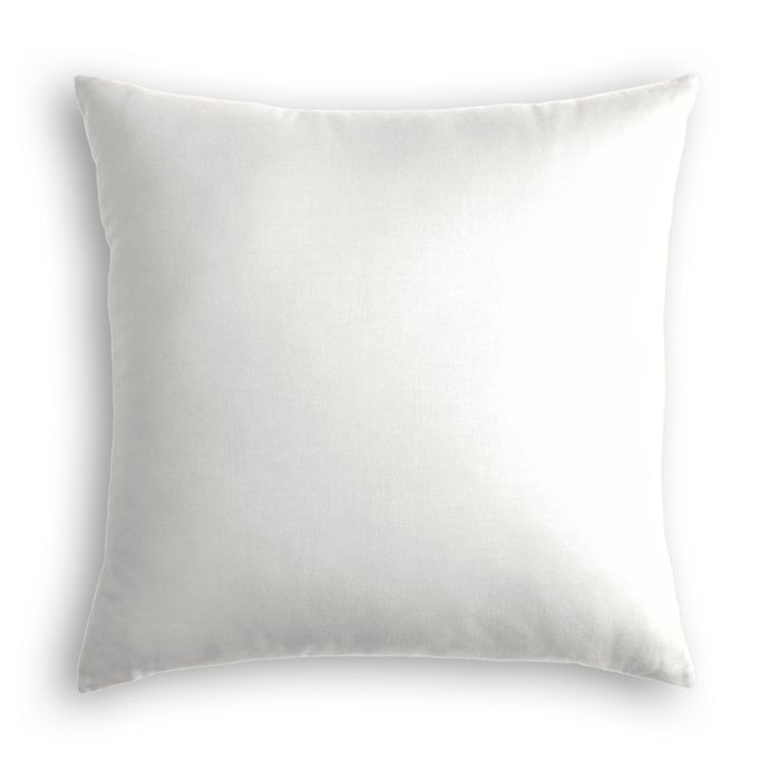 Throw Pillow in Lush Linen - White