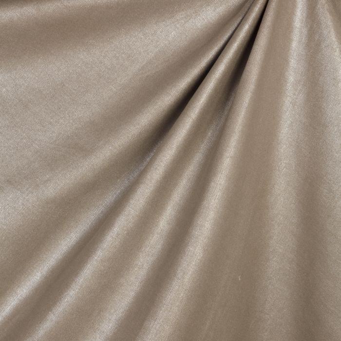 Fabric Swatch: Metallic Linen - Gunmetal