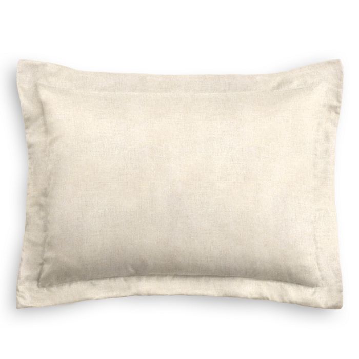 Pillow Sham in Metallic Linen - Shimmer