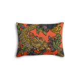 Boudoir Pillow in Ming Dragon - Persimmon