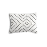 Boudoir Pillow in Optrix - Ash