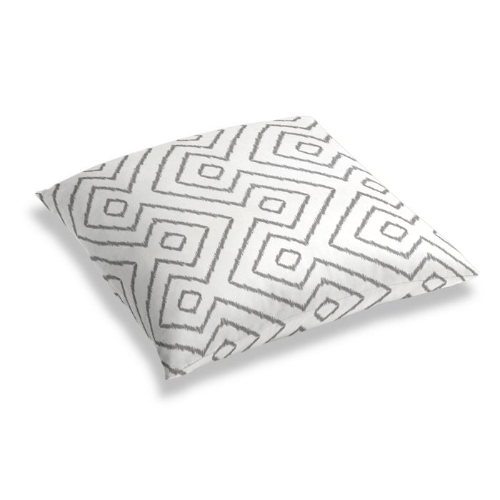 Simple Floor Pillow in Optrix - Ash