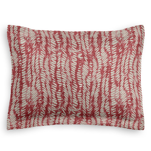 Pillow Sham in Rope Walk - Grenadine