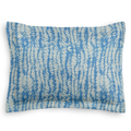 Pillow Sham in Rope Walk - Persian Blue
