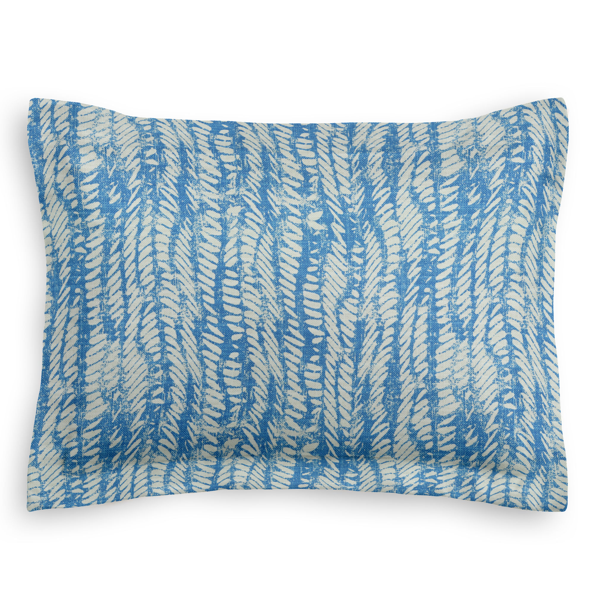 Pillow Sham in Rope Walk - Persian Blue