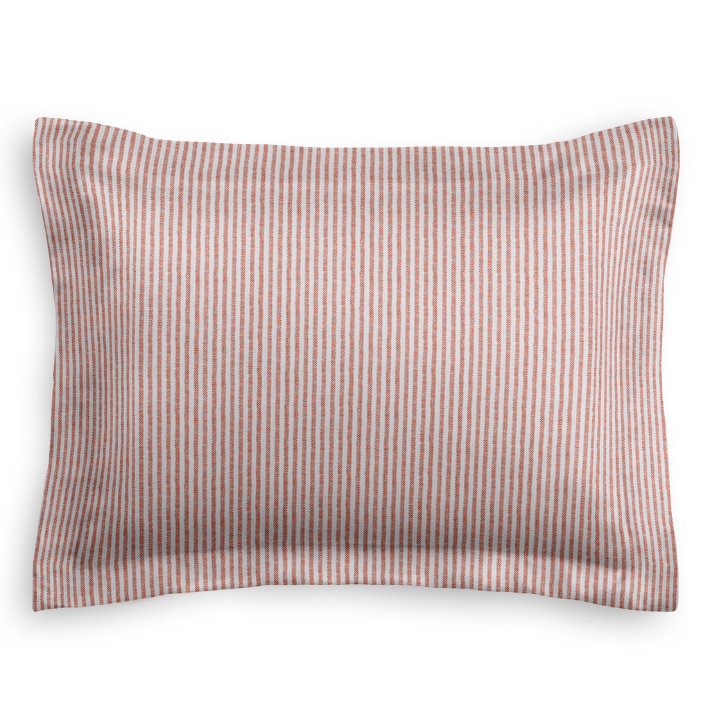 Pillow Sham in Baldwin - Scarlet