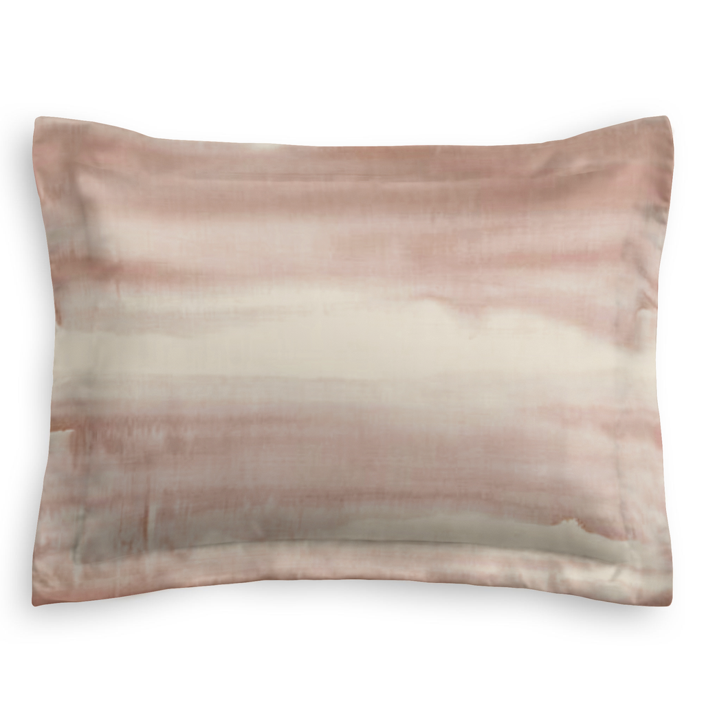 Pillow Sham in Up In The Sky - Blush