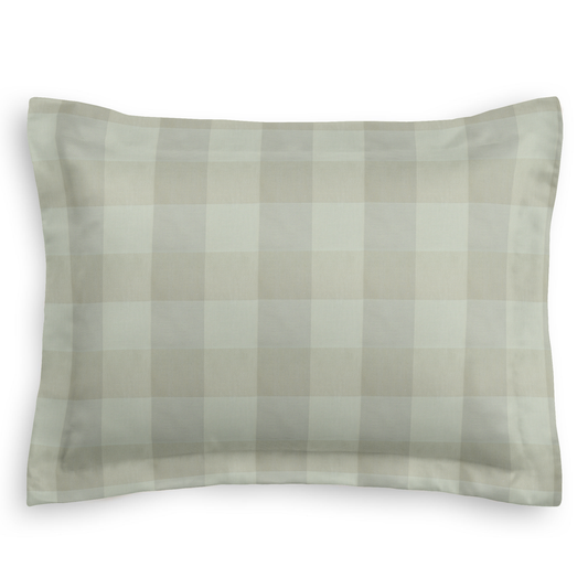 Pillow Sham in Foxy Plaid - Dune