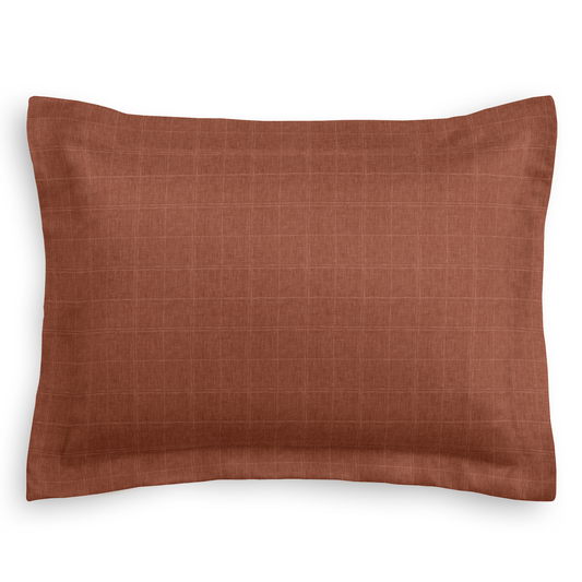Pillow Sham in Moray - Clay
