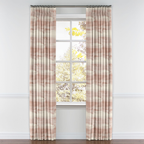 Pinch Pleat Drapery in Up In The Sky - Blush