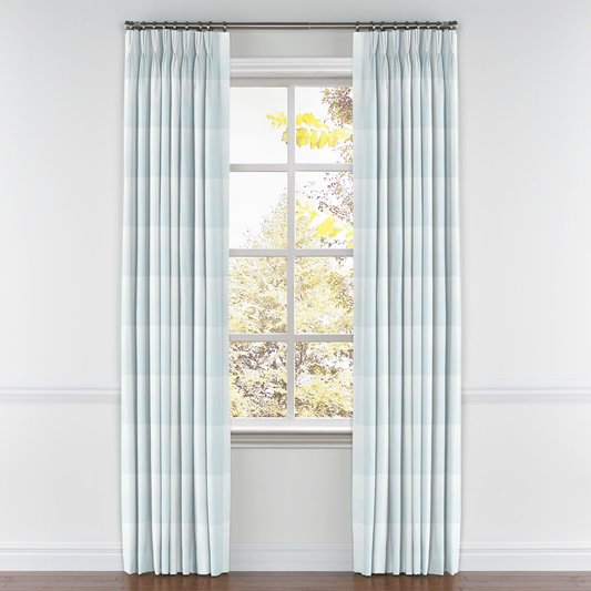 Pinch Pleat Drapery in Falmouth - Frost