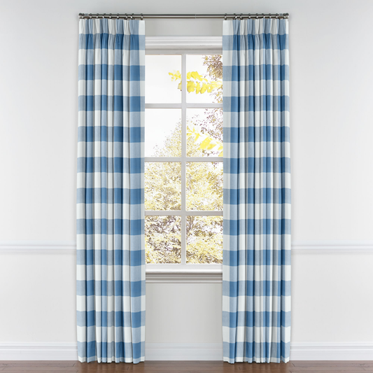 Pinch Pleat Drapery in Falmouth - Harbor