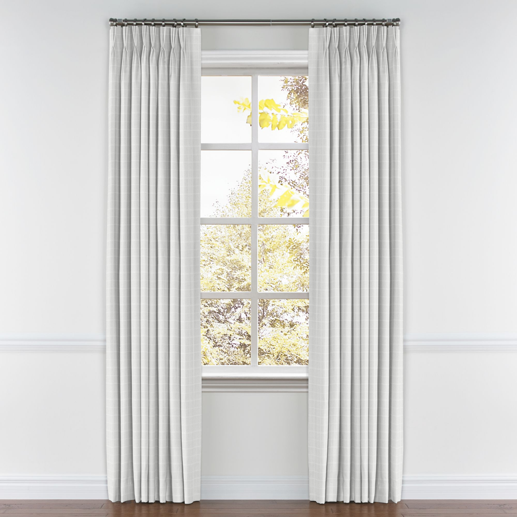 Pinch Pleat Drapery in Moray - Pearl
