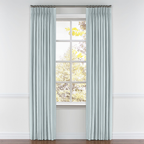 Pinch Pleat Drapery in Murali Stripe - Mist