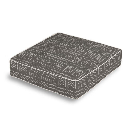 Box Floor Pillow in Play Tribal - Castor