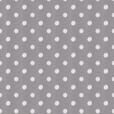 Fabric Swatch: Polka Face - Pewter