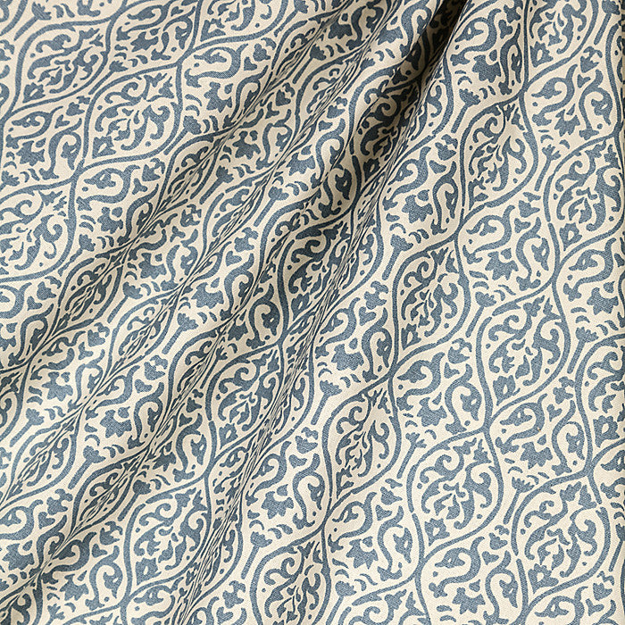 French Blue Grey Trellis deals Diamond Upholstery Drapery Fabric