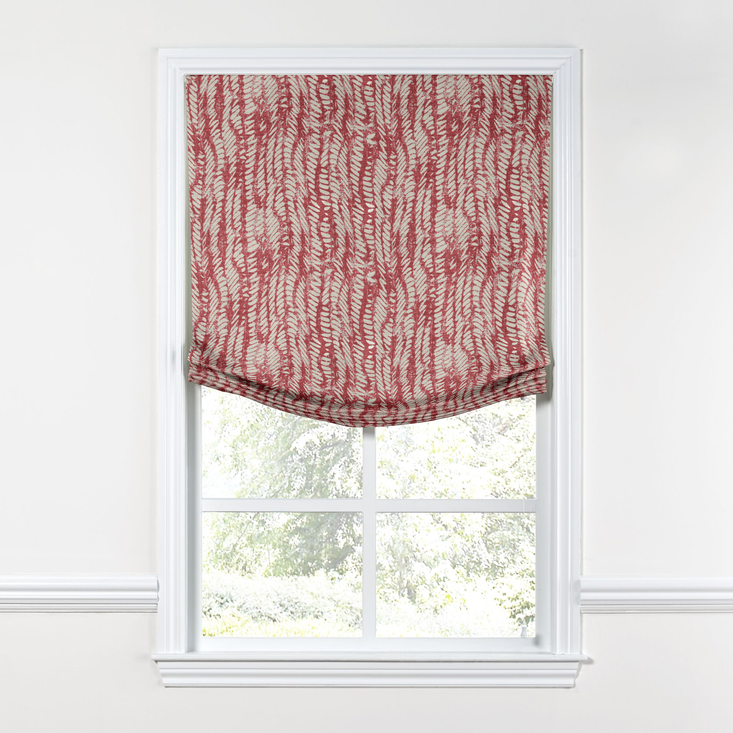 Relaxed Roman Shade in Rope Walk - Grenadine
