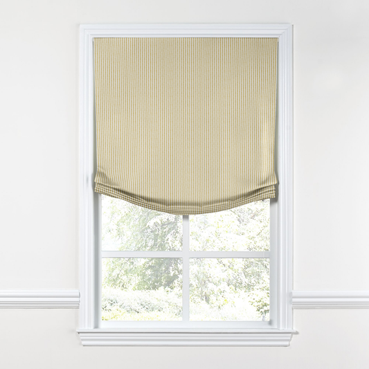 Relaxed Roman Shade in Baldwin - Goldenrod