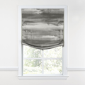 Relaxed Roman Shade in Up In The Sky - Grey