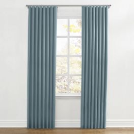 Ripplefold Drapery in Lush Linen - Slate