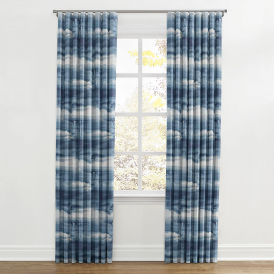 Ripplefold Drapery in Up In The Sky - Blue