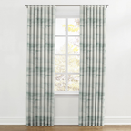 Ripplefold Drapery in Up In The Sky - Aqua