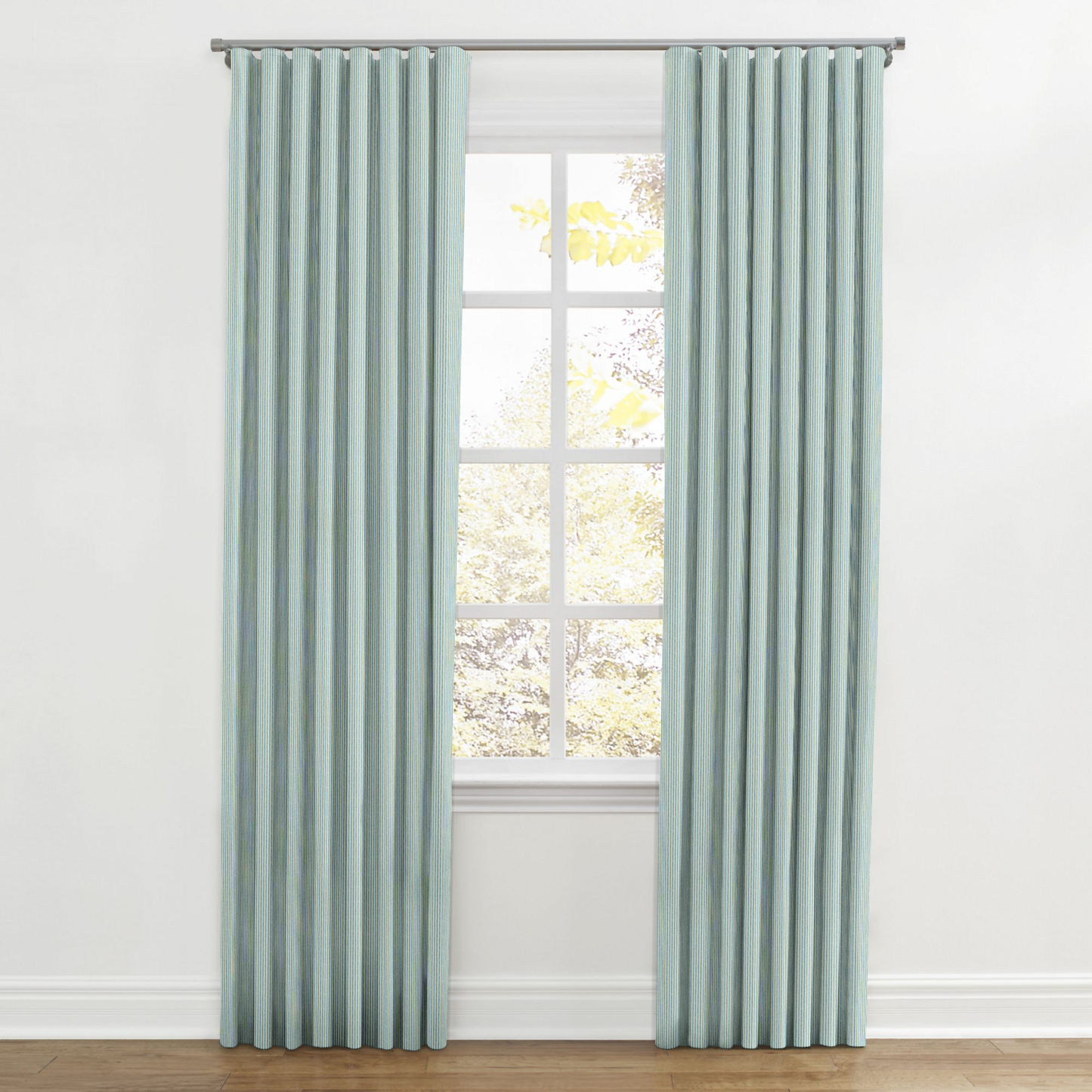 Ripplefold Drapery in Baldwin - Liberty Blue