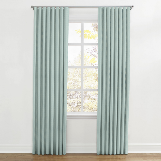 Ripplefold Drapery in Baldwin - Liberty Blue