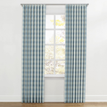 Ripplefold Drapery in Foxy Plaid - Harbor