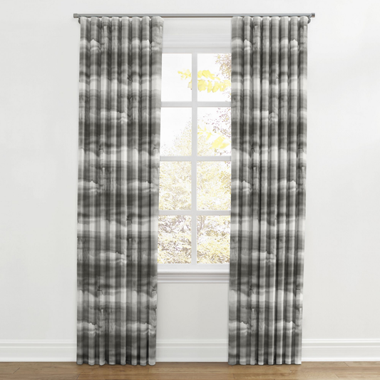 Ripplefold Drapery in Up In The Sky - Grey