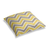 Simple Floor Pillow in Rise & Fall - Buttercup