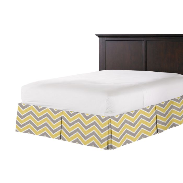 Tailored Bedskirt in Rise & Fall - Buttercup