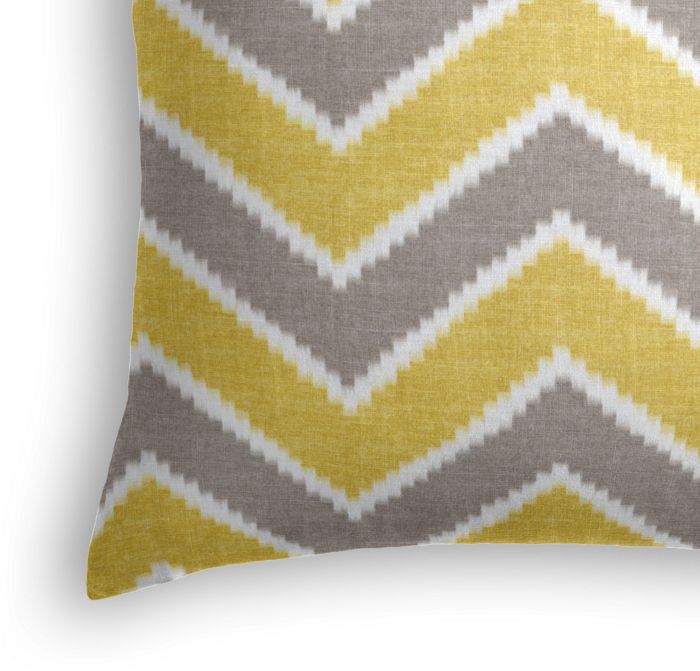 Throw Pillow in Rise & Fall - Buttercup