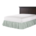 Ruffle Bedskirt in Baldwin - Cornflower