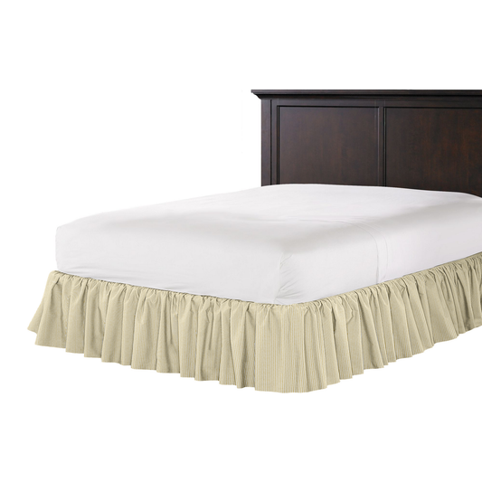 Ruffle Bedskirt in Baldwin - Goldenrod