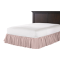 Ruffle Bedskirt in Baldwin - Scarlet