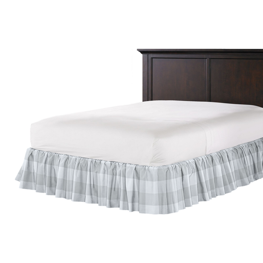 Ruffle Bedskirt in Falmouth - Vapor