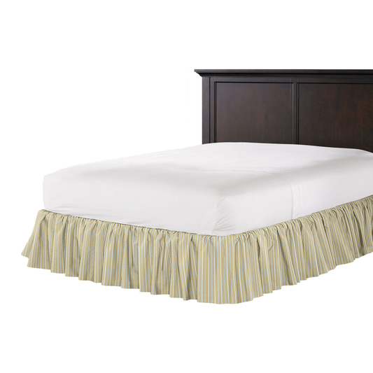 Ruffle Bedskirt in Murali - Yellow