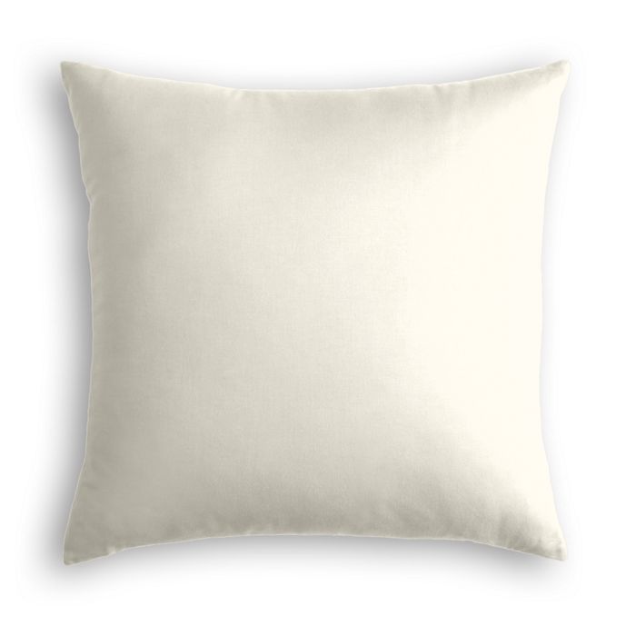 Euro Sham in Serene Sateen - Cream