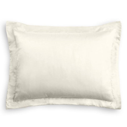 Pillow Sham in Serene Sateen - Cream