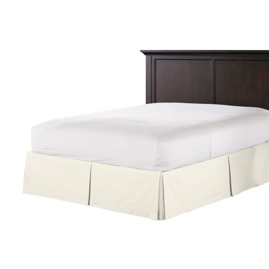 Tailored Bedskirt in Serene Sateen - Cream
