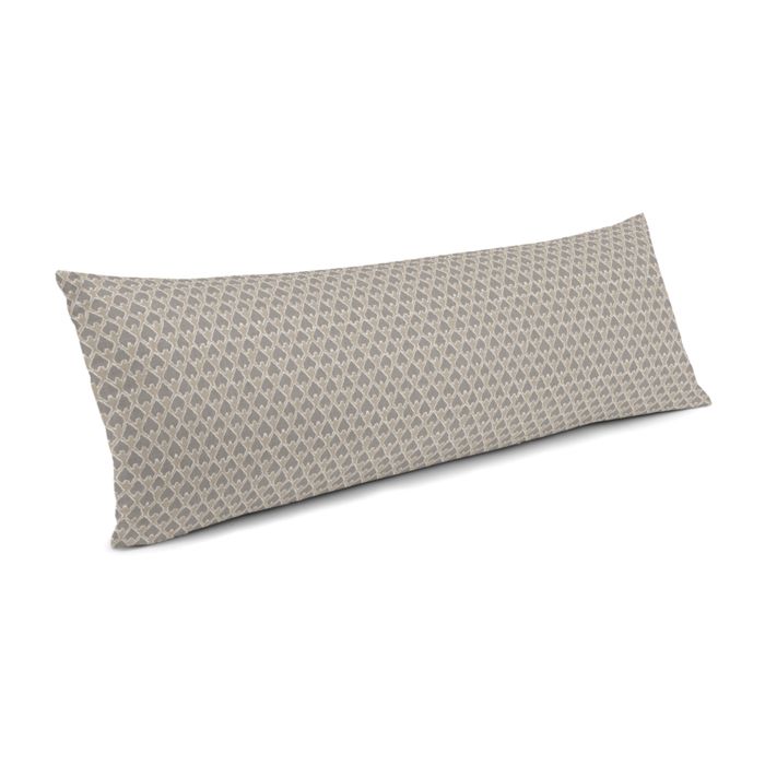 Large Lumbar Pillow in Shape Up - Silver