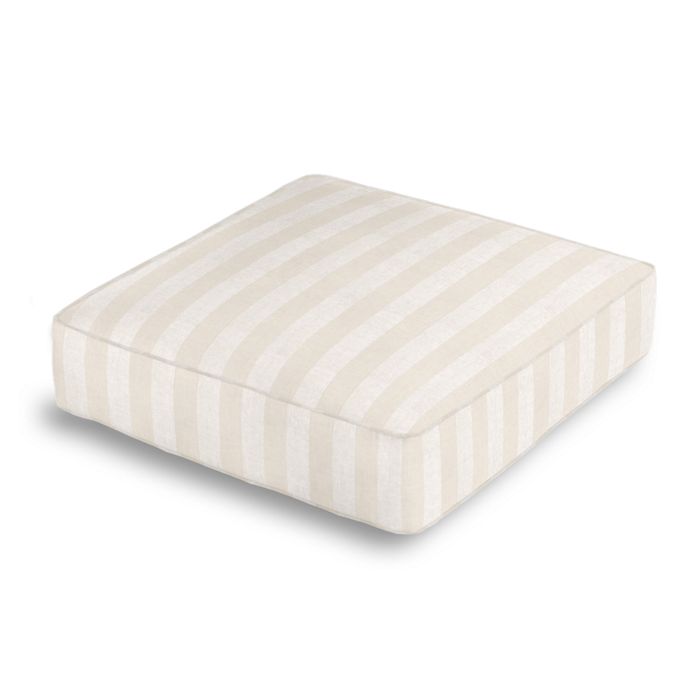 Box Floor Pillow in Show Stopper - Silver